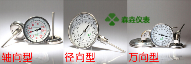 雙金屬溫度計除了軸向、徑向、萬向型，還有哪些安裝方式？